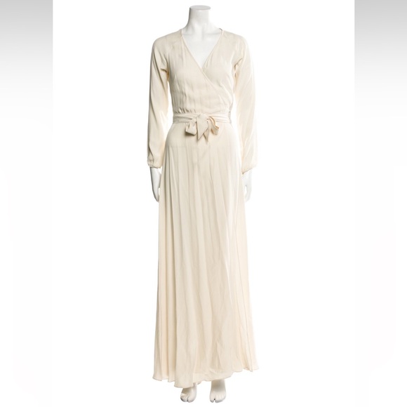 Kamperett Linden Silk Gown size Small GUC - Picture 11 of 13